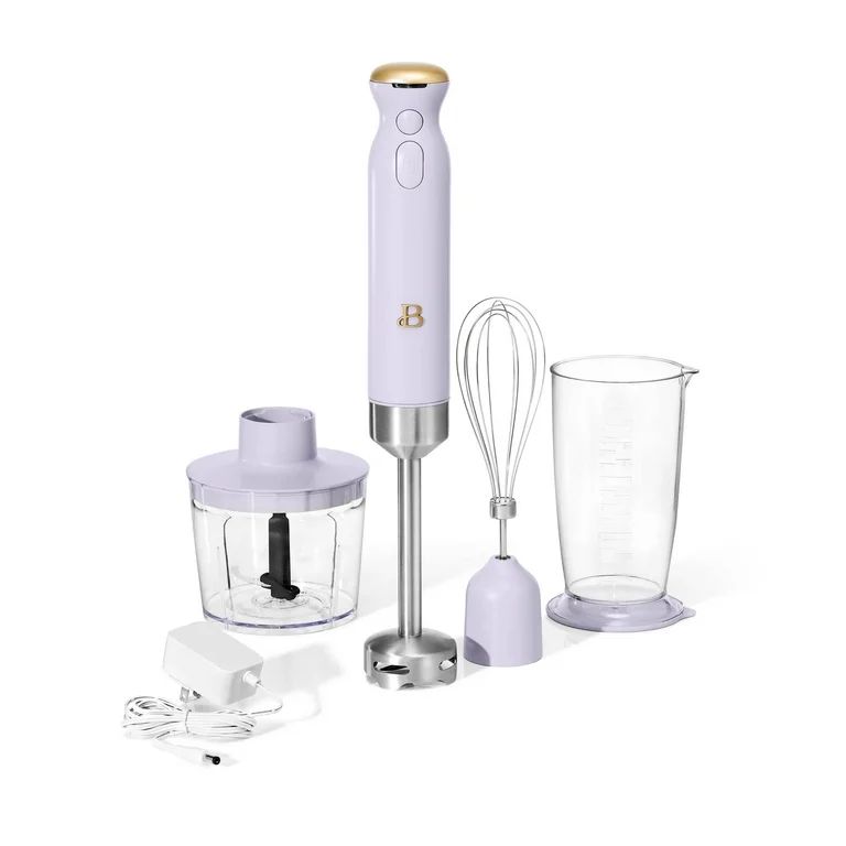Beautiful 2-Speed Cordless Immersion Blender with Attachments, Lavender by Drew Barrymore | Walmart (US)