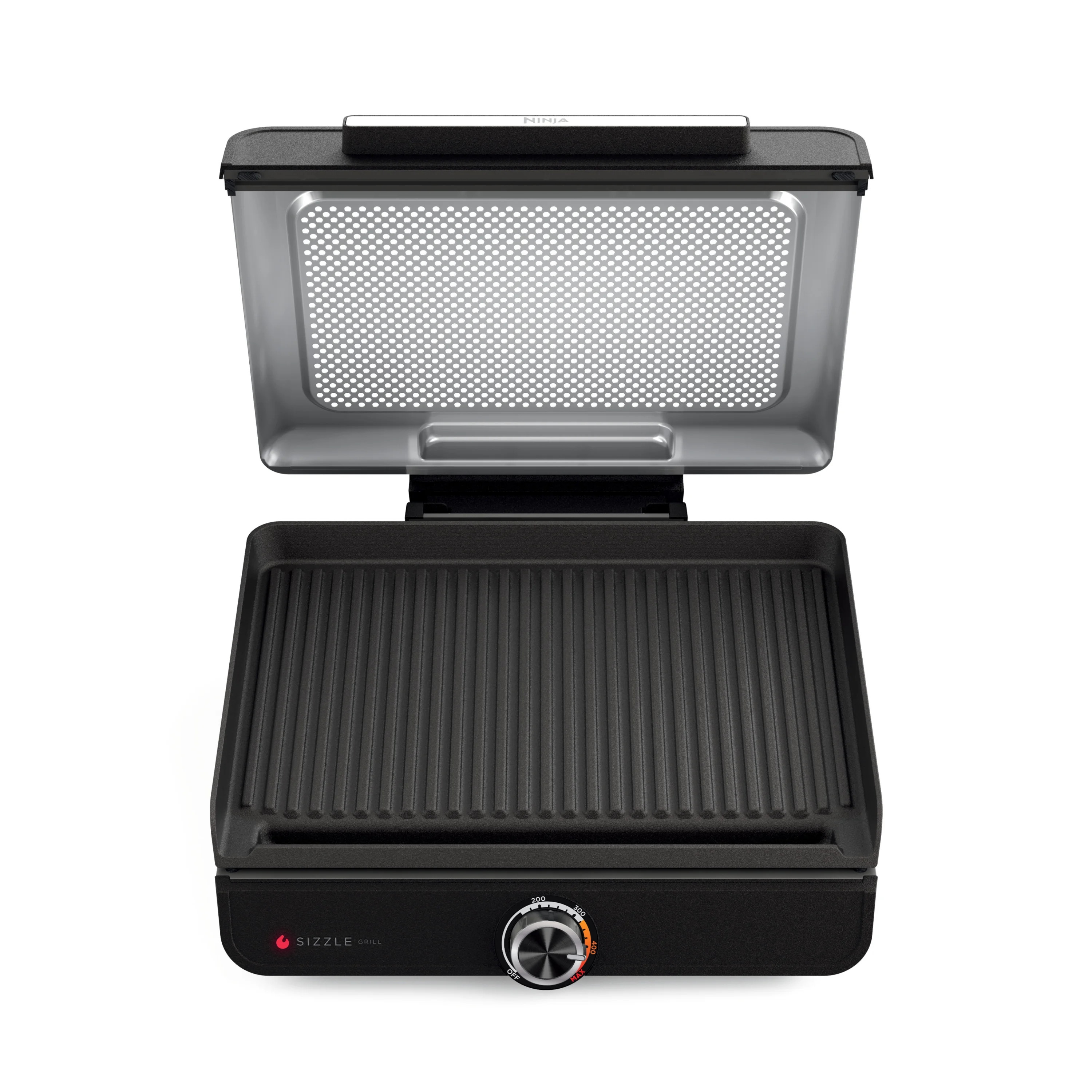 Ninja 14" Sizzle Smokeless Electric Indoor Grill, Black with Nonstick Grill Plate | Walmart (US)
