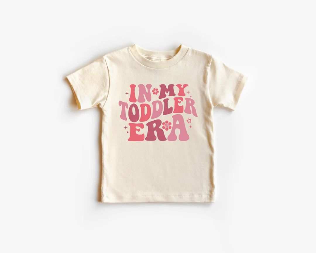 In My Toddler Era Shirt, Funny Kids T-shirt, Custom Toddler Gift, Retro Kids Shirt, Toddler & You... | Etsy (US)