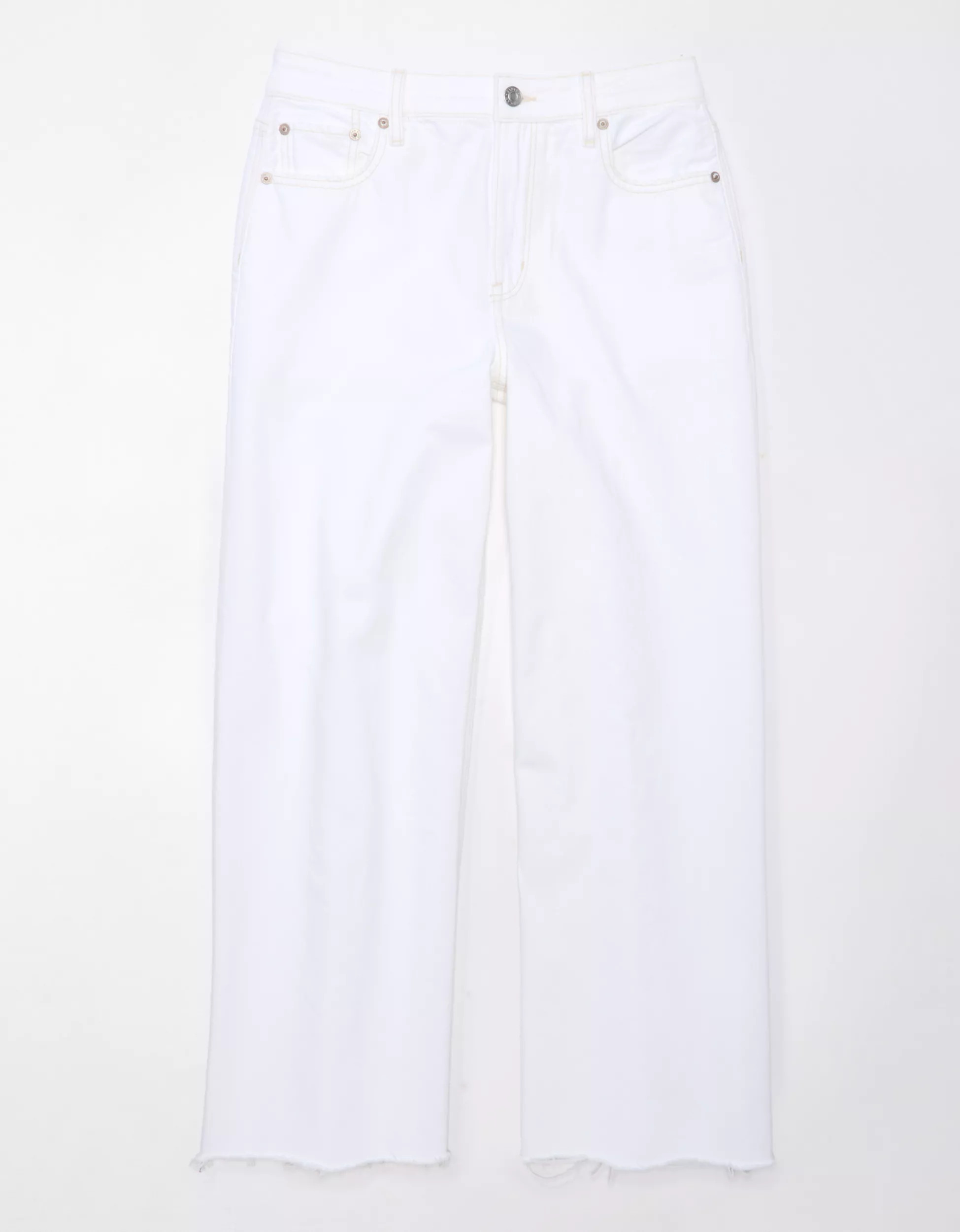 AE Strigid Super High-Waisted Baggy Wide-Leg Ankle Jean | American Eagle Outfitters (US & CA)