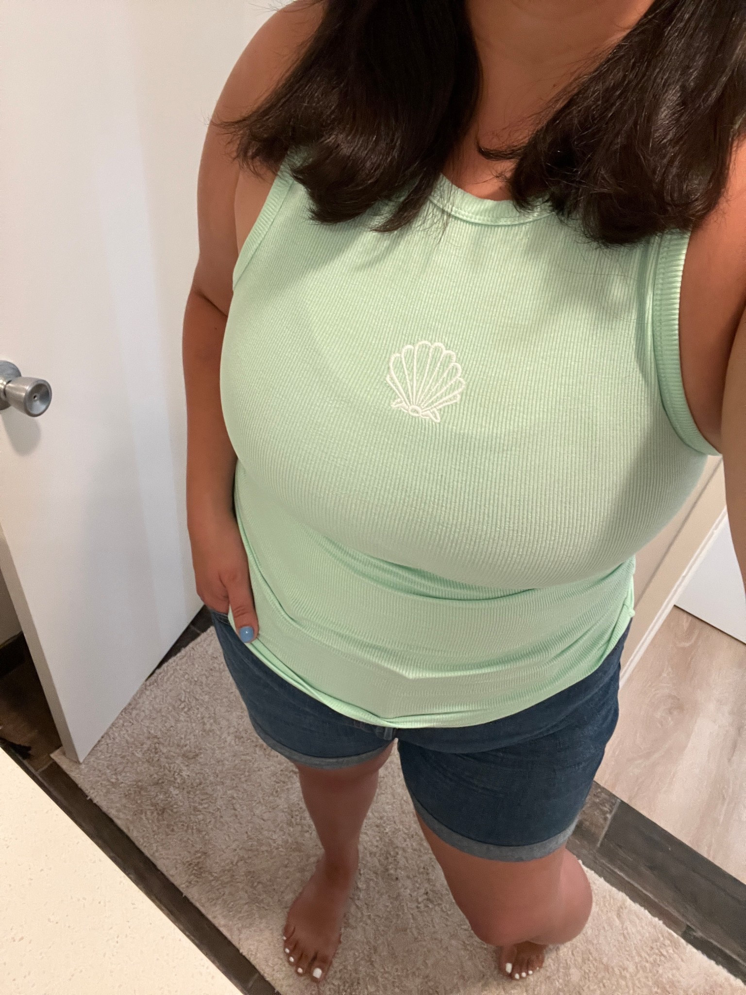 Tank top from target! Super cute for summer. 

#LTKSeasonal #LTKPlusSize #LTKMidsize