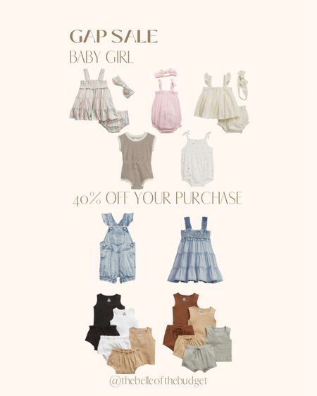 Gap sale, baby girl, spring outfit 