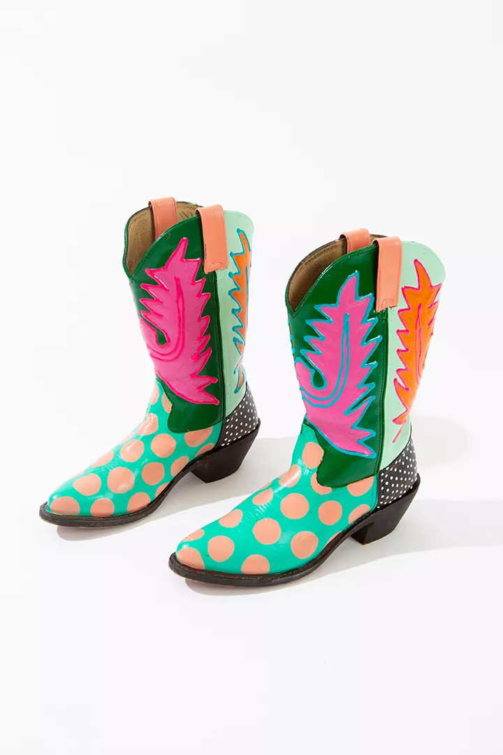 Zig Zag Prickly Pear Cowgirl Boots | Urban Outfitters (US and RoW)