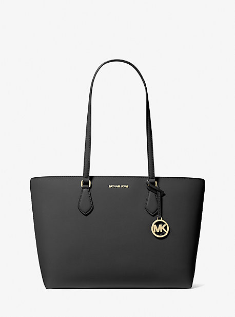 Charlotte Large Saffiano Leather Top-Zip Tote Bag | Michael Kors US