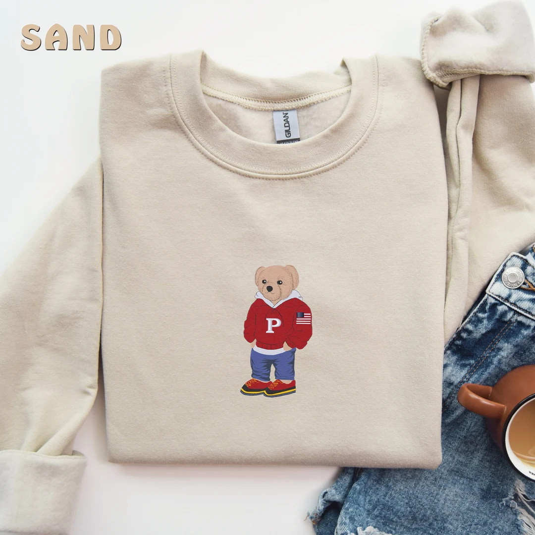 Embroidered 90s Bear Sweatshirt, Vintage 1990s Sweater, Vintage World Bear Sweatshirt, World Bear... | Etsy (US)