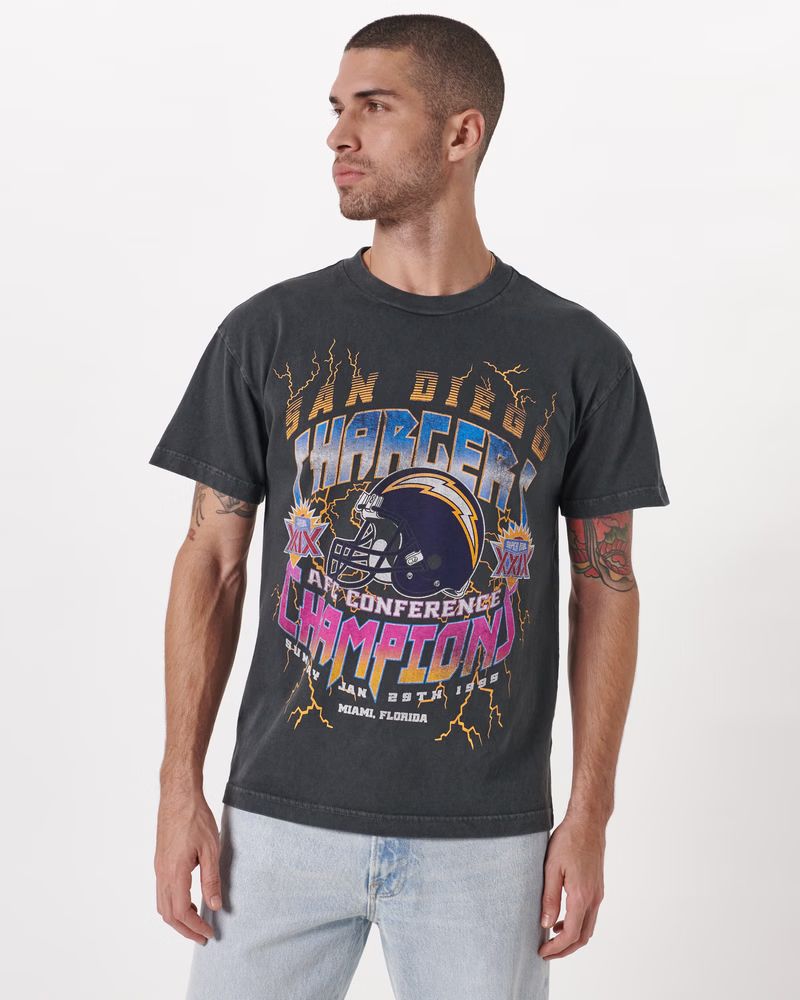 Vintage San Diego Chargers Graphic Tee | Abercrombie & Fitch (US)