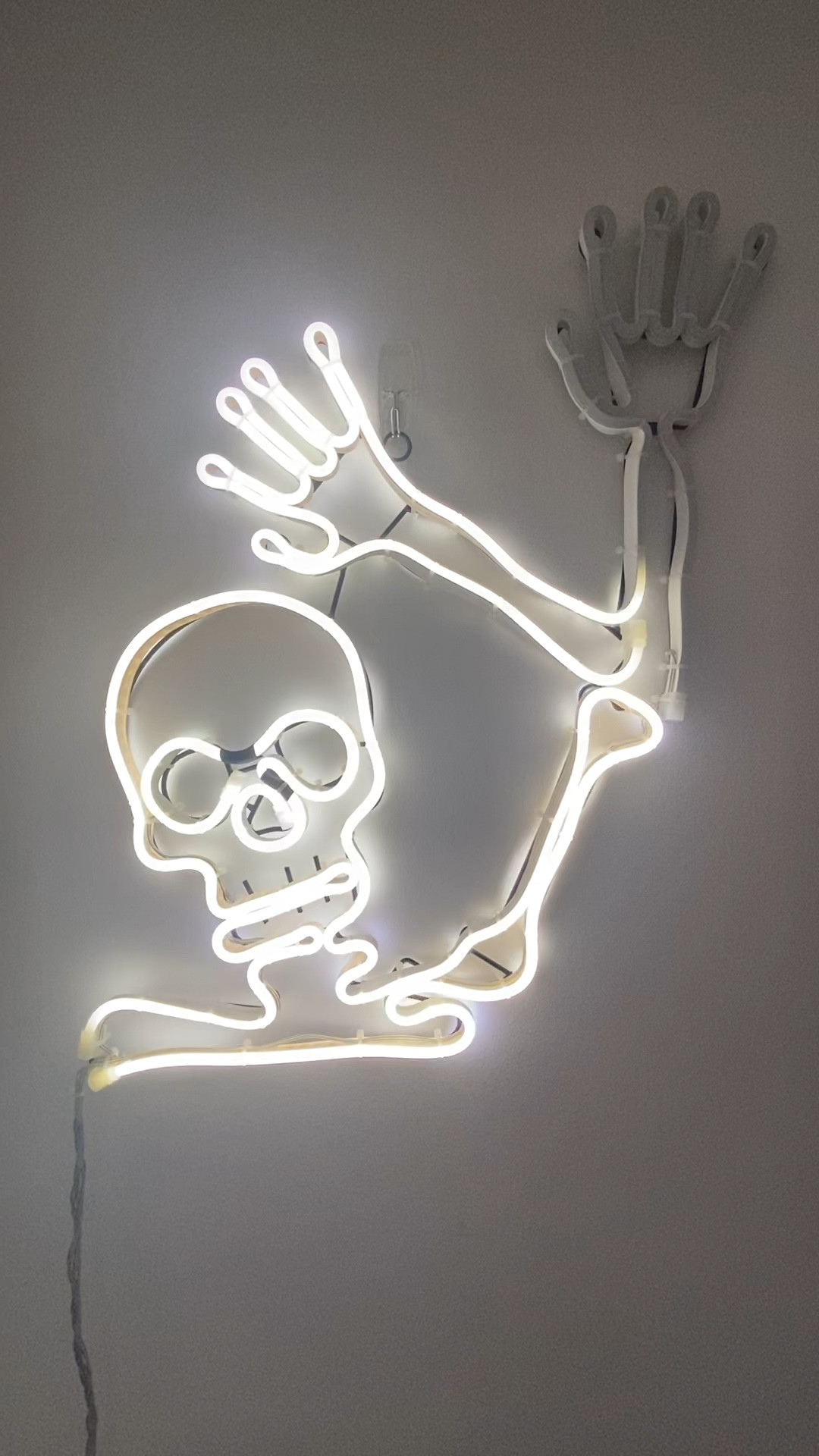 Waving skeleton neon sign. Halloween decor. 

#LTKSeasonal #LTKHome