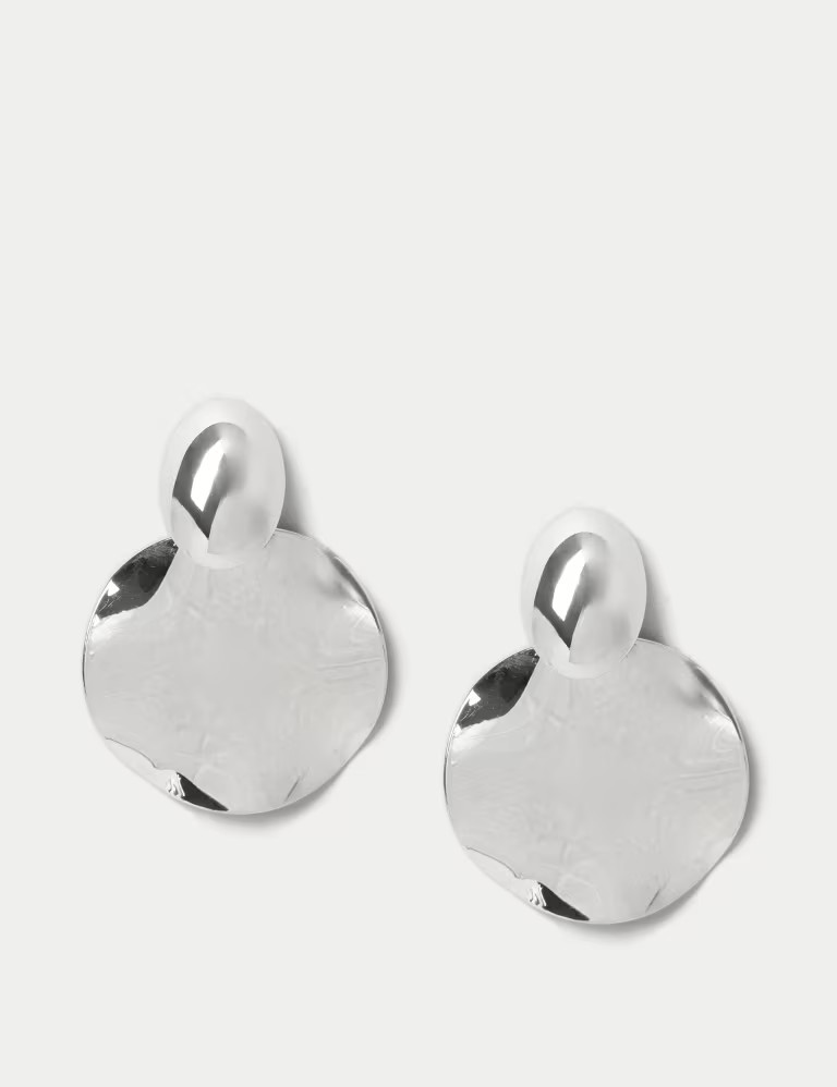 Gold Large Circle Drop Earrings | Marks & Spencer (UK)