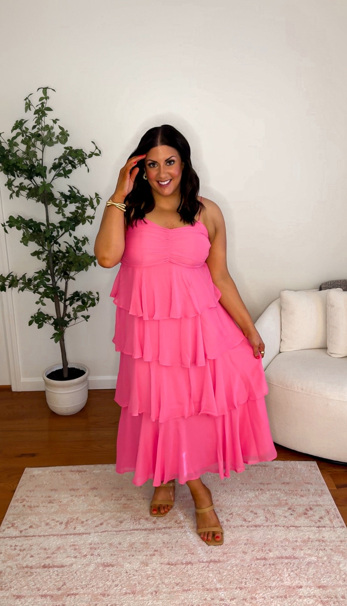 This wedding guest dress from Target is gorgeous and only $55! I’m wearing an XL 💕

#LTKWatchNow #LTKWedding #LTKMidsize