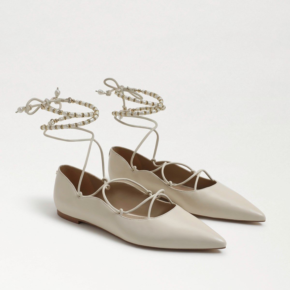 Winslet Lace Up Pointed Toe Flat | Sam Edelman