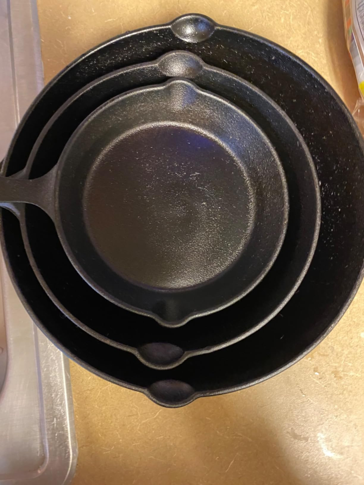 Utopia Kitchen Saute Fry Pan - Pre-Seasoned Cast Iron Skillet Set 3-Piece - Frying Pan - 6 Inch, ... | Amazon (US)