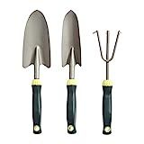 Amazon Basics Garden Tool Collection - 3PC Garden Tool Set (Hand Trowel, Hand Transplanter, Hand Cul | Amazon (US)