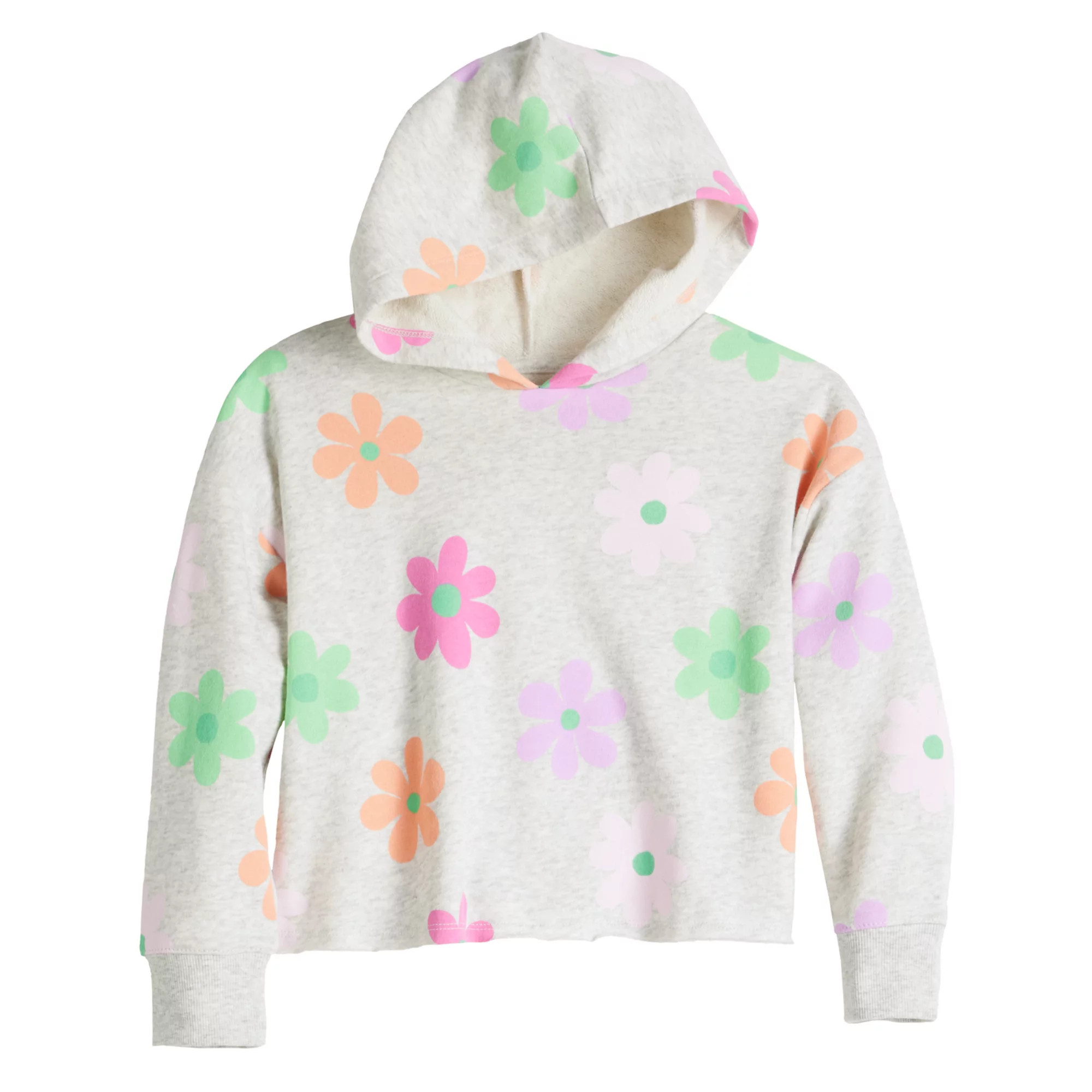 Girls 4-8 Jumping Beans® Raw Hem Hoodie | Kohl's