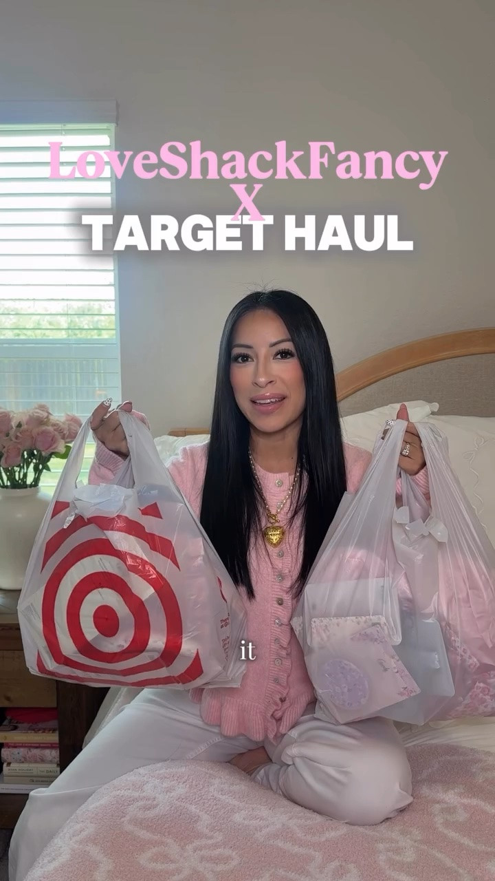 Running you through everything I picked up from the LoveShackFancy × Target drop before it’s gone. 🎀 Which piece is your favorite? @LoveShackFancy @Target
