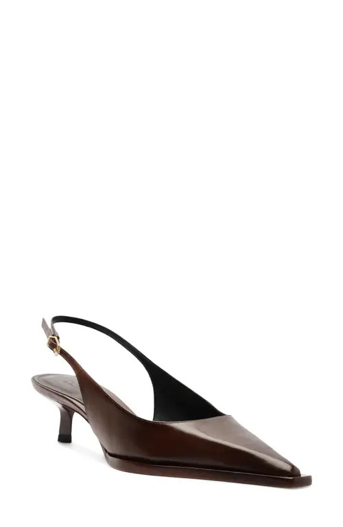 Schutz Daria Slingback Pump in Root Brown at Nordstrom, Size 6 | Nordstrom