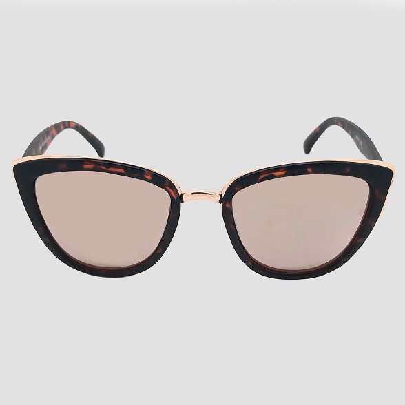 Women's Cateye Tort Sunglasses - Wild Fable™ Brown | Target