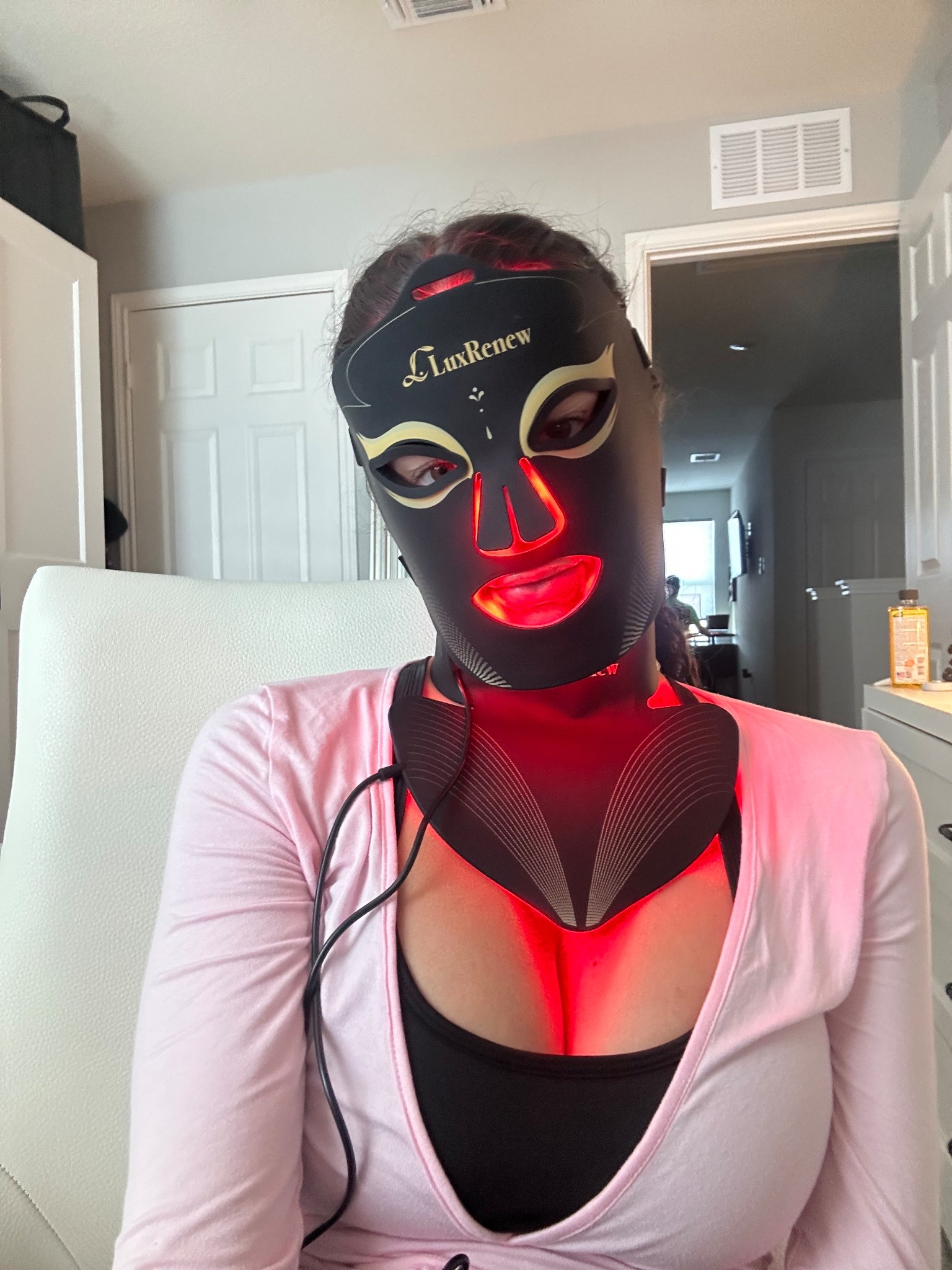 Red light therapy mask from Amazon 

#LTKBeauty