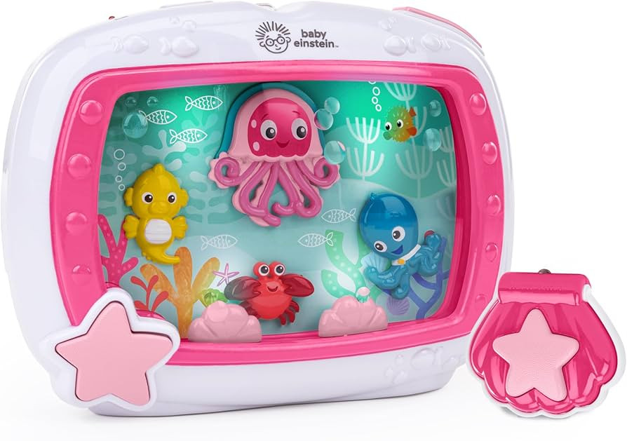 Baby Einstein Sea Dreams Soother Musical Crib Toy and Sound Machine, Pink, Newborn and up | Amazon (US)