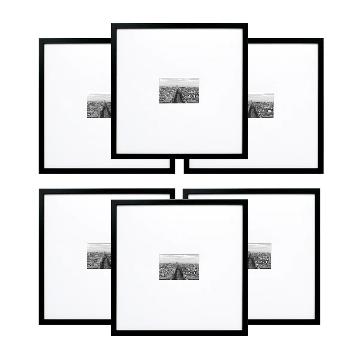Gallery Wall Wood Frame Set (Set of 6) | Wayfair North America