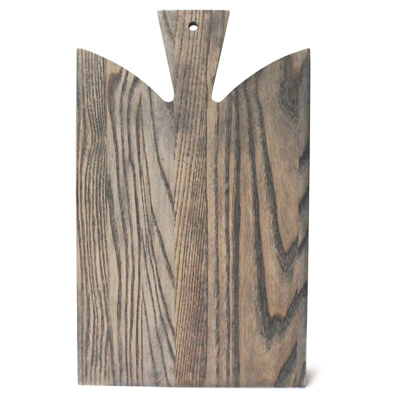 Araaucana Cutting Board, Gray/Natural | One Kings Lane