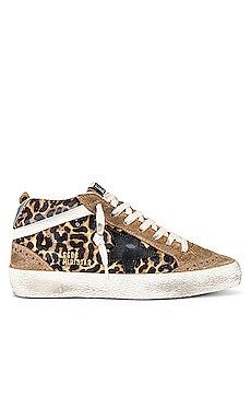 Golden Goose Mid Star Sneaker in Beige Brown Leopard, Tobacco, Black, White, & Silver from Revolv... | Revolve Clothing (Global)