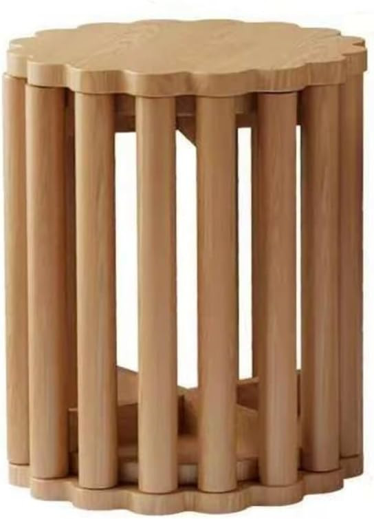 Stackable stools, 4 in 1 Dining Table and Chairs, Coffee Table and Chairs Set, Wooden Small Round... | Amazon (US)