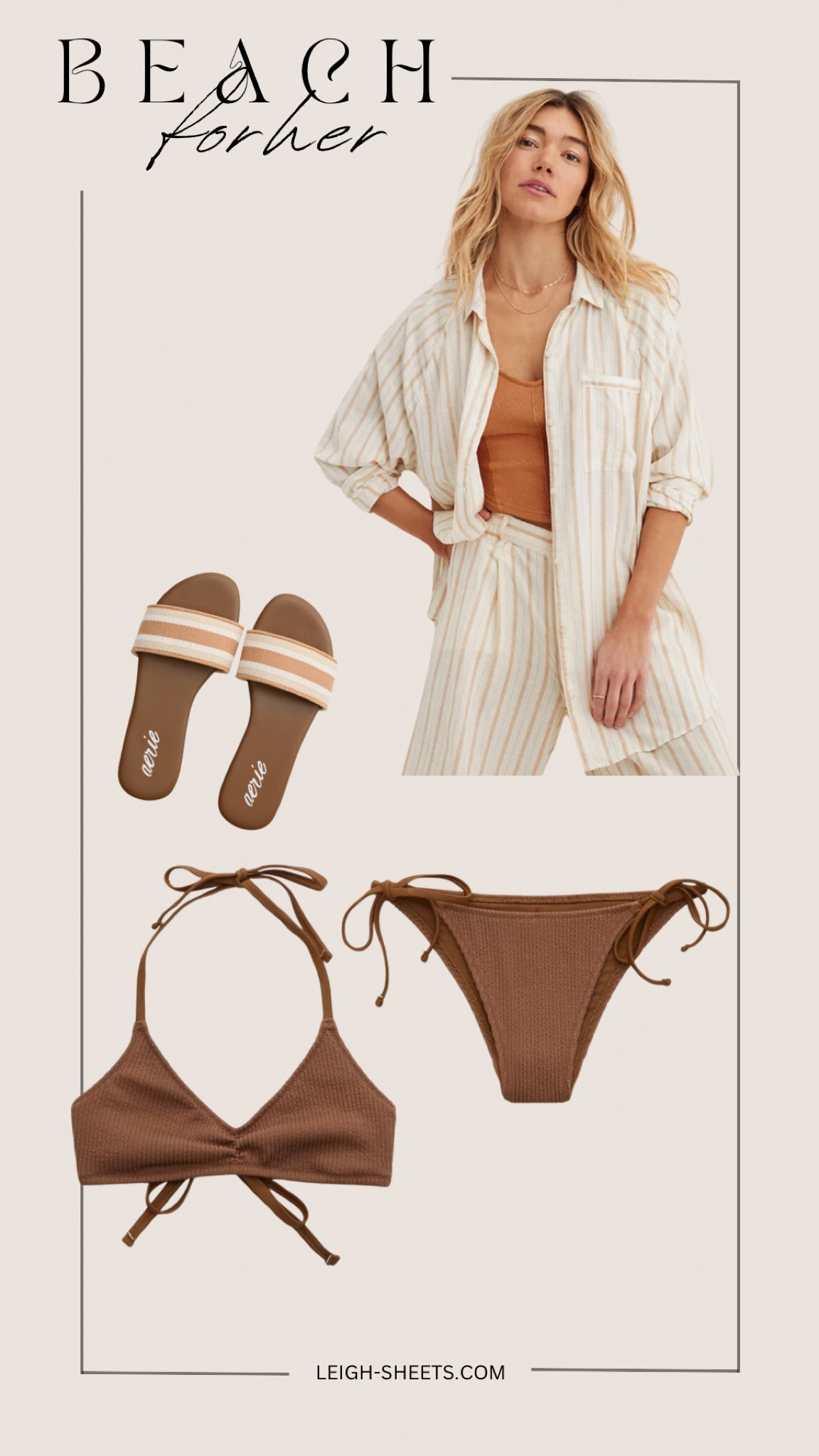 Beach outfit 
Bikini 
Swimwear for her
Bathing suit for her
Bathing suit cover up
Beach matching set 

#LTKfindsunder50 #LTKSeasonal #LTKswim