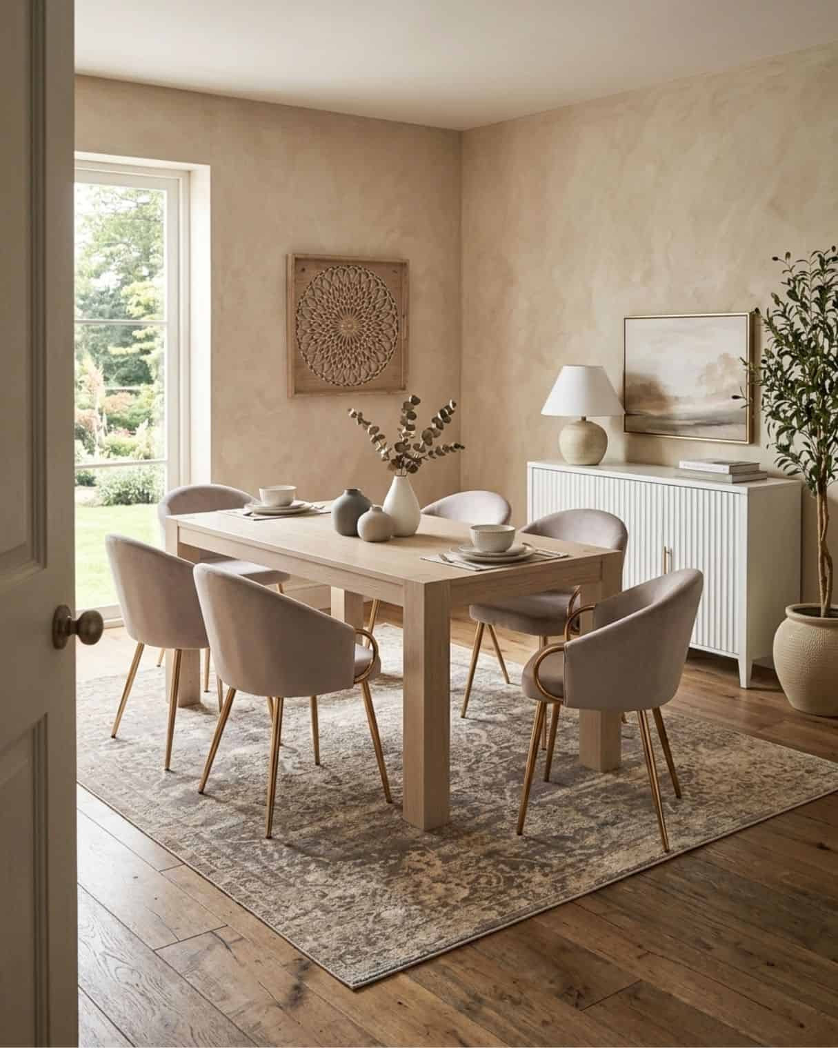 Elegant Neutral Earthy Dining Room Design

*Note: This is a digital room mockup showcasing product styling ideas from my room design mood board.

#LTKHome