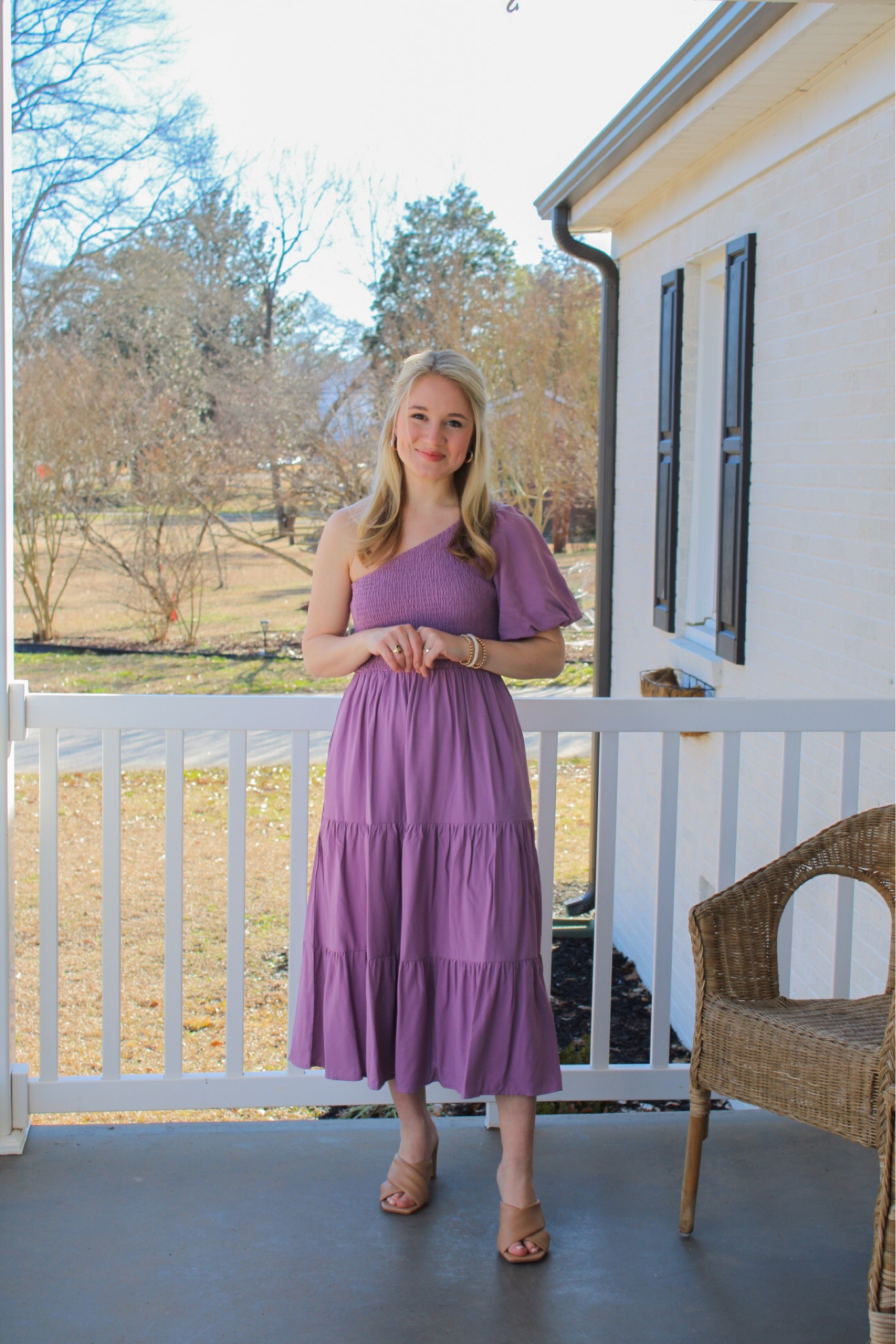 The cutest purple dress for spring 🌸 runs true to size - I’m wearing a size small for reference! Available in other colors too!

#LTKSeasonal #LTKstyletip #LTKunder50