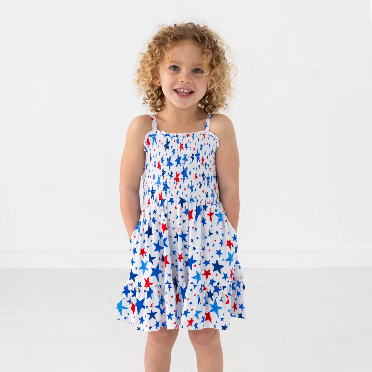 Bright Stars 
        Smocked Dress | Little Sleepies