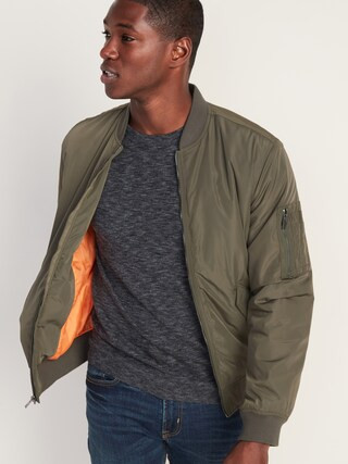Water-Resistant Bomber Jacket for Men | Old Navy (US)