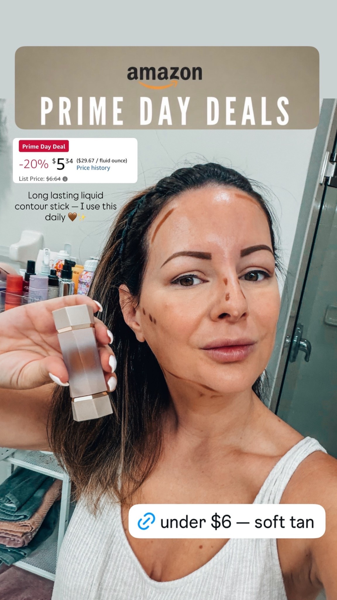 Long lasting liquid contour stick — I use this daily 🤎✨