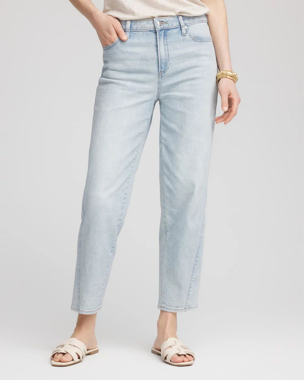 Relaxed Tapered Cropped Jeans | Chico's