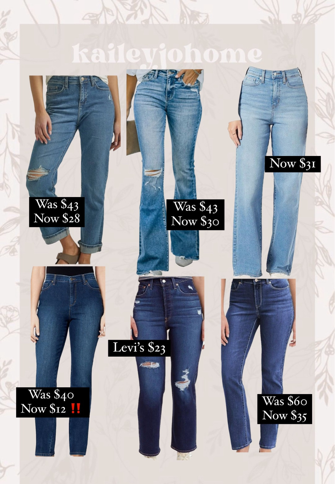 Amazon Jeans On Salee

#LTKstyletip #LTKsalealert #LTKfindsunder50