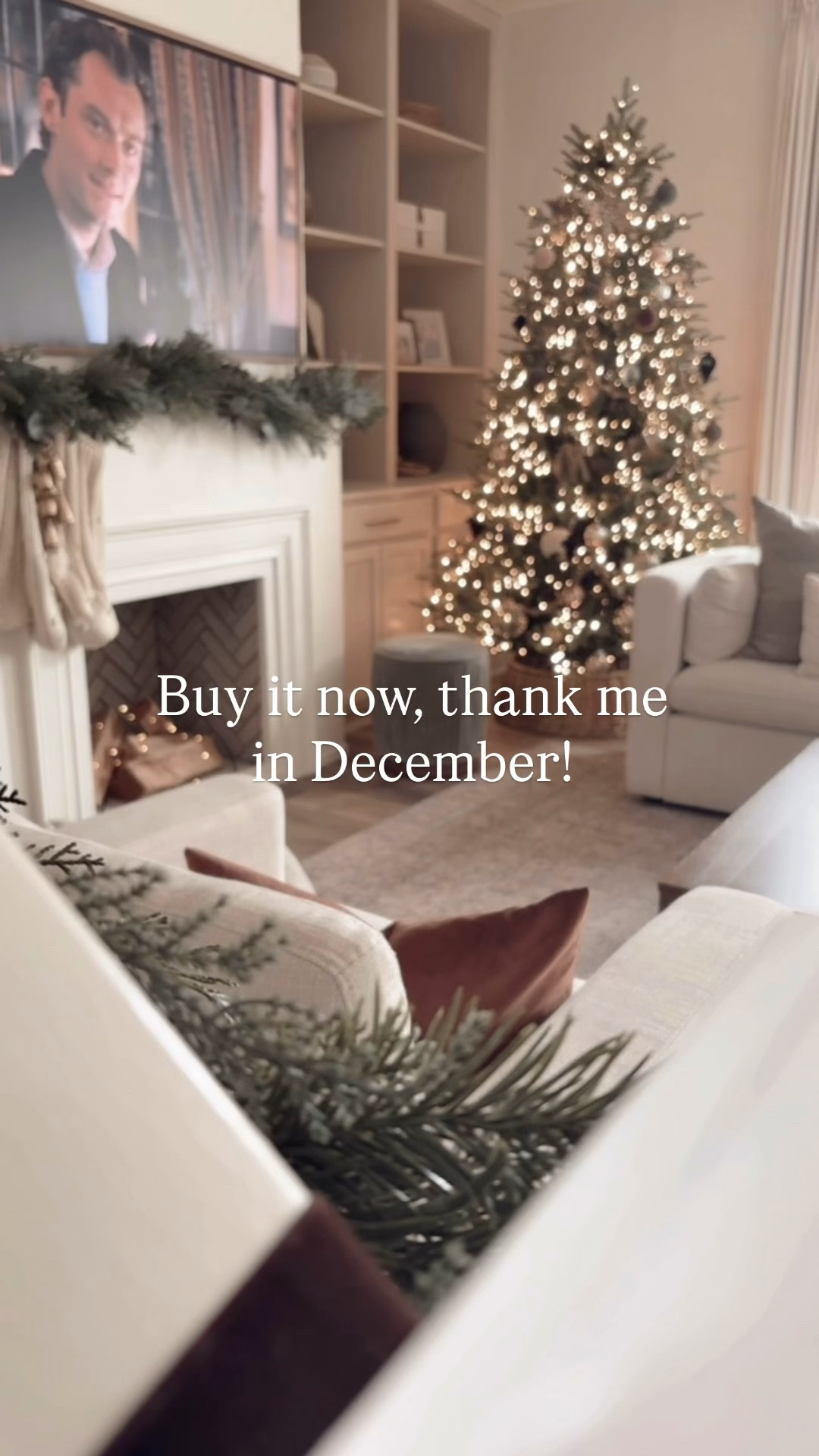 This will be our 5th year with this gorgeous Christmas tree and I still love it! It shape together so easily and needs no fluffing at all. Pre lit with the prettiest little lights that work every year! 
It usually sells out by October so you need to order it now!

#LTKHome #LTKSeasonal