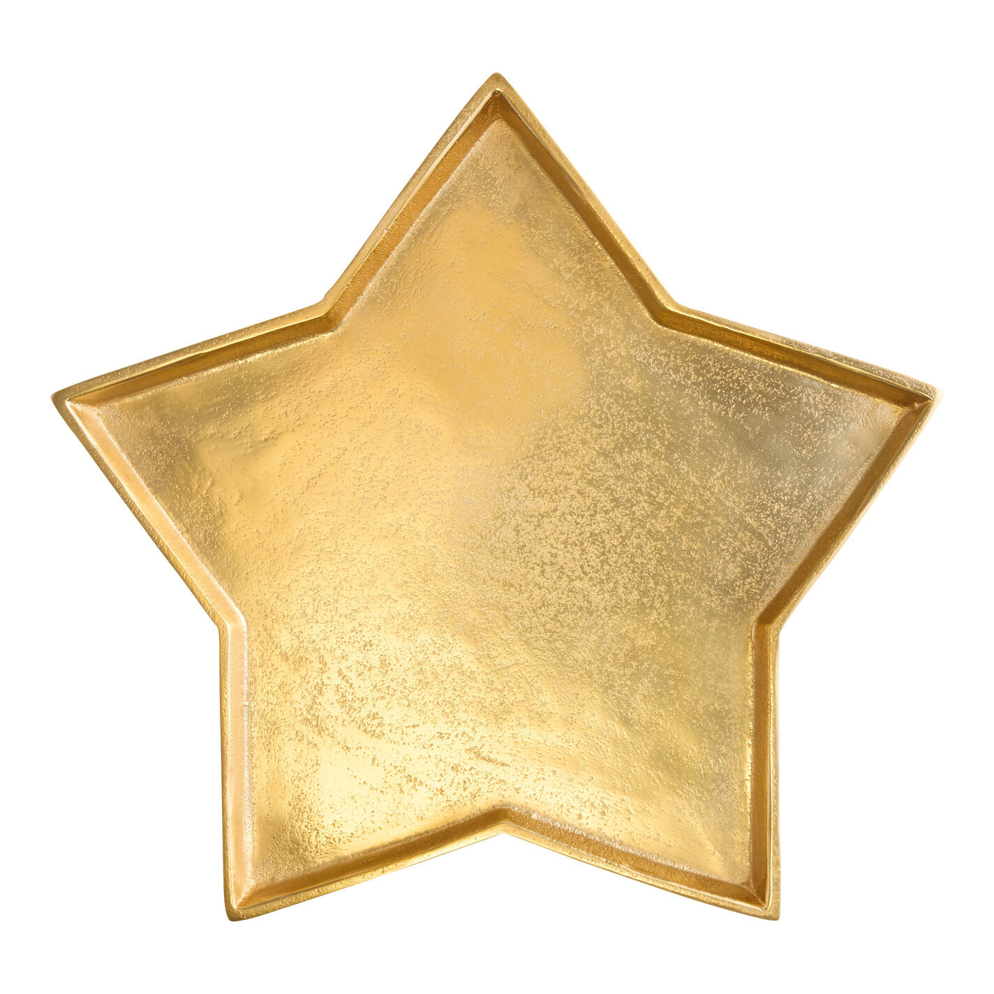 Large Gold Metal Star Shaped Serving Platter - World Market | World Market