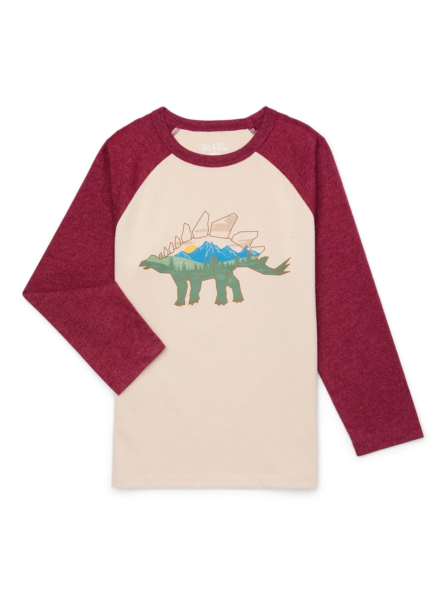365 Kids by Garanimals Boys Raglan Graphic Tee with Long Sleeves, Sizes 4-10 | Walmart (US)