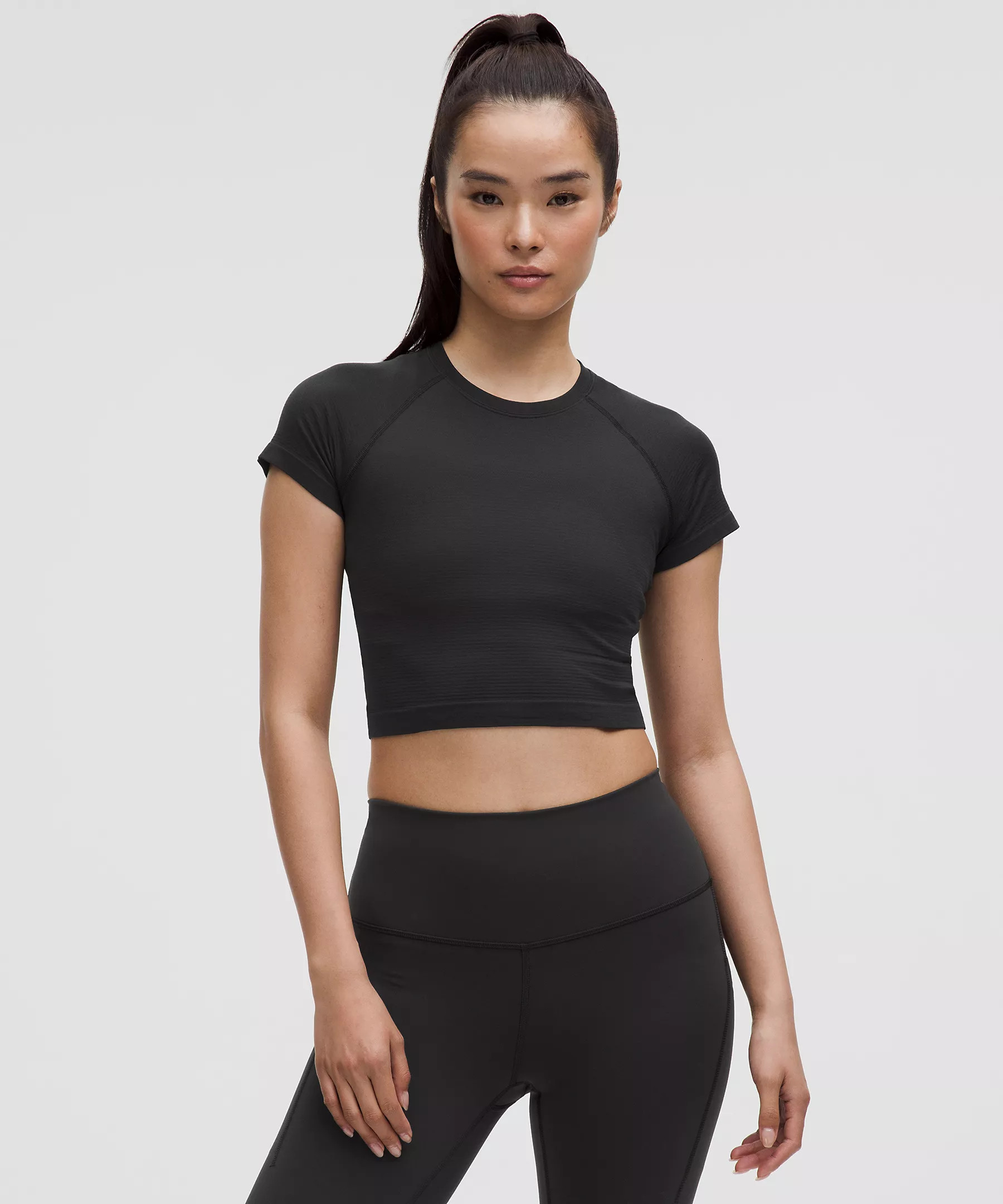 Swiftly Tech Cropped Short-Sleeve Shirt 2.0 | Lululemon (US)