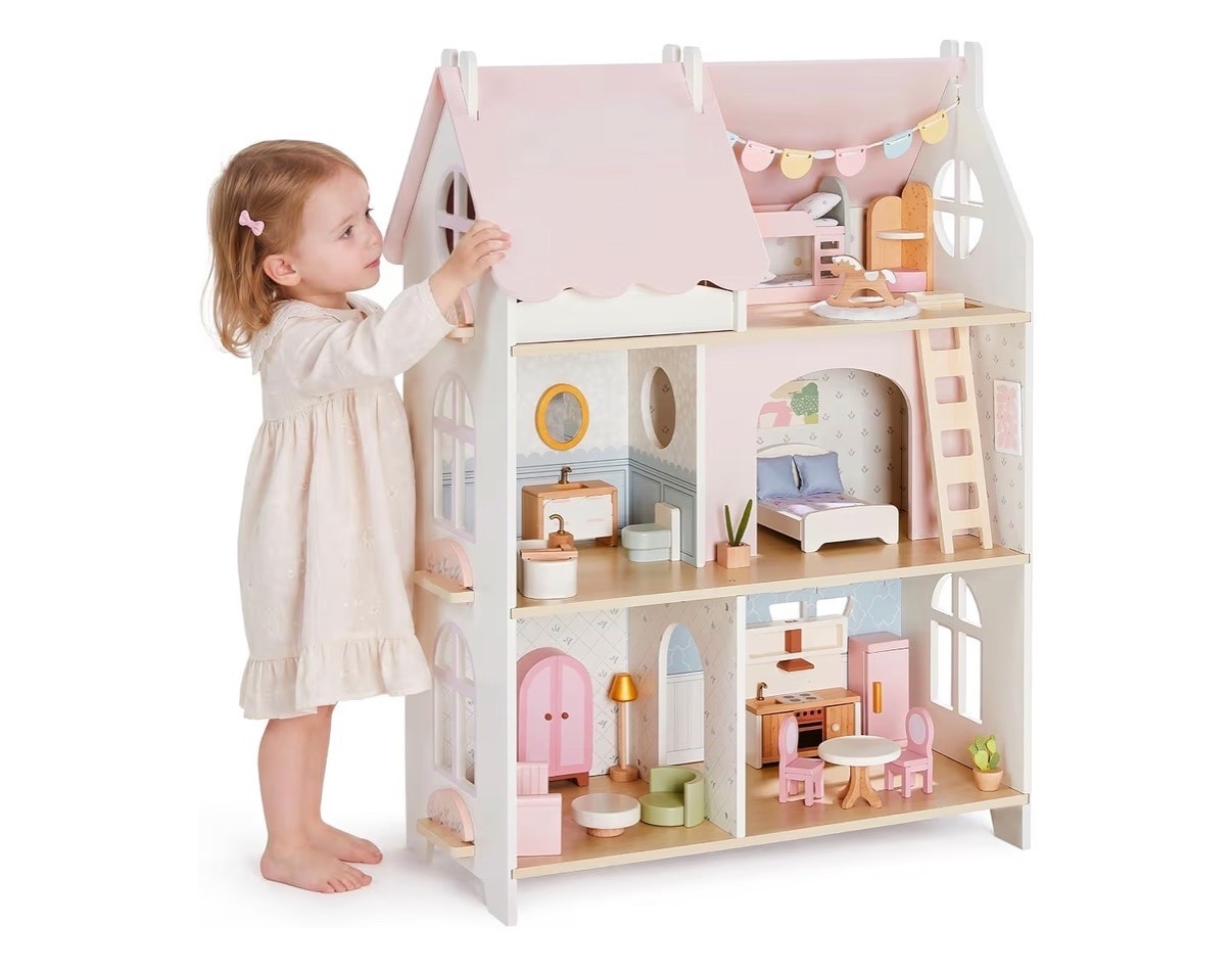 Giant bean Cloud Cottage Wooden Dollhouse for Girls – 3-Story 6 Rooms Modern Scandinavian Doll House with 36PCS Furniture Set, Cute Pink Pretend Play House Toy Gift for Toddlers & Kids Ages 3+

Doll house for girls

#LTKmomlife #LTKBaby #LTKKids