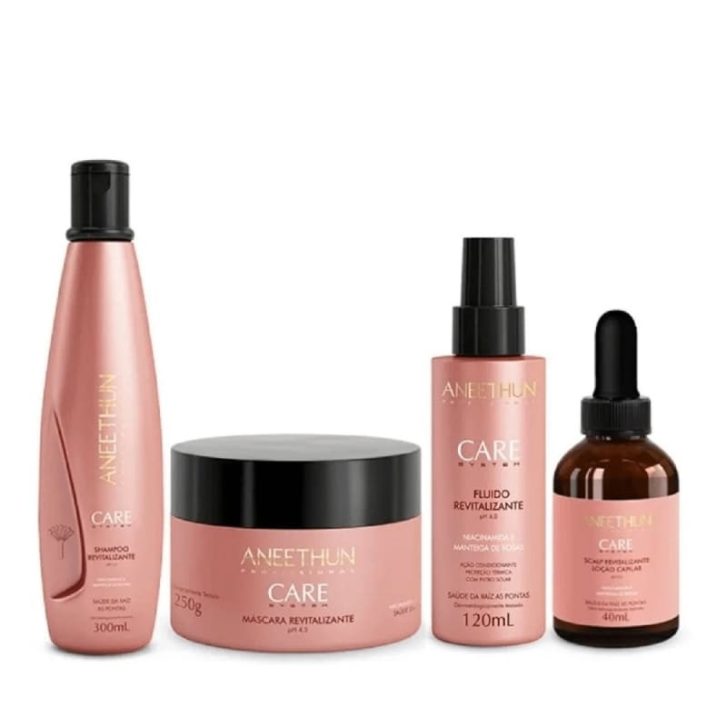 Kit Aneethun Care System Quarteto Revitalizante (4 Produtos) | Beleza Na Web (BR)