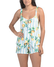 Lemon Striped Tassel Sleep Set | Clothing | Marshalls | Marshalls