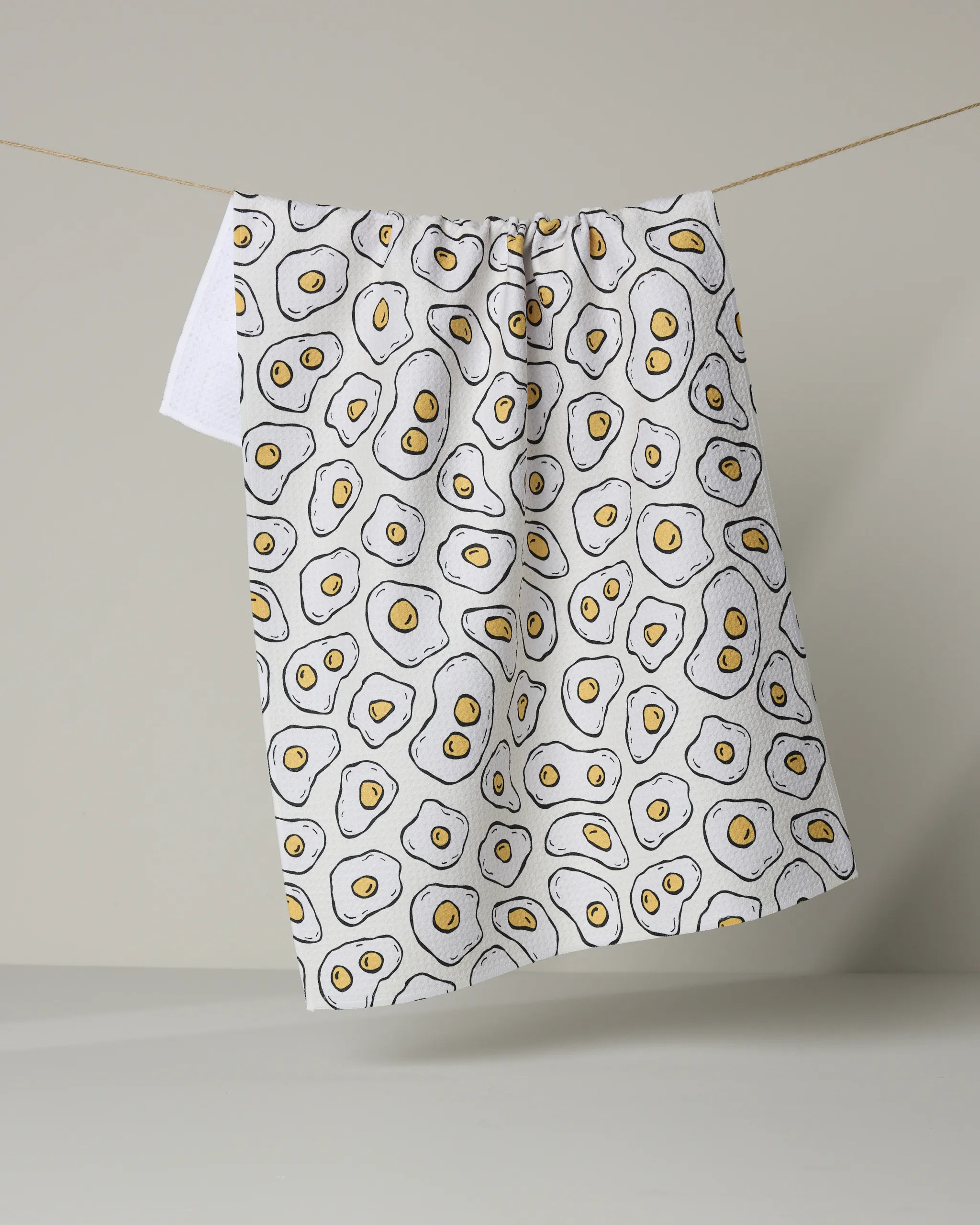 Sunny Side Eggs Tea Towel | Geometry | Geometry