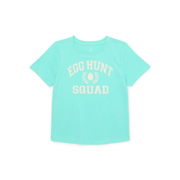 Way To Celebrate Toddler Boy Easter Short Sleeve Graphic T-Shirt, Sizes 12M-5T - Walmart.com | Walmart (US)