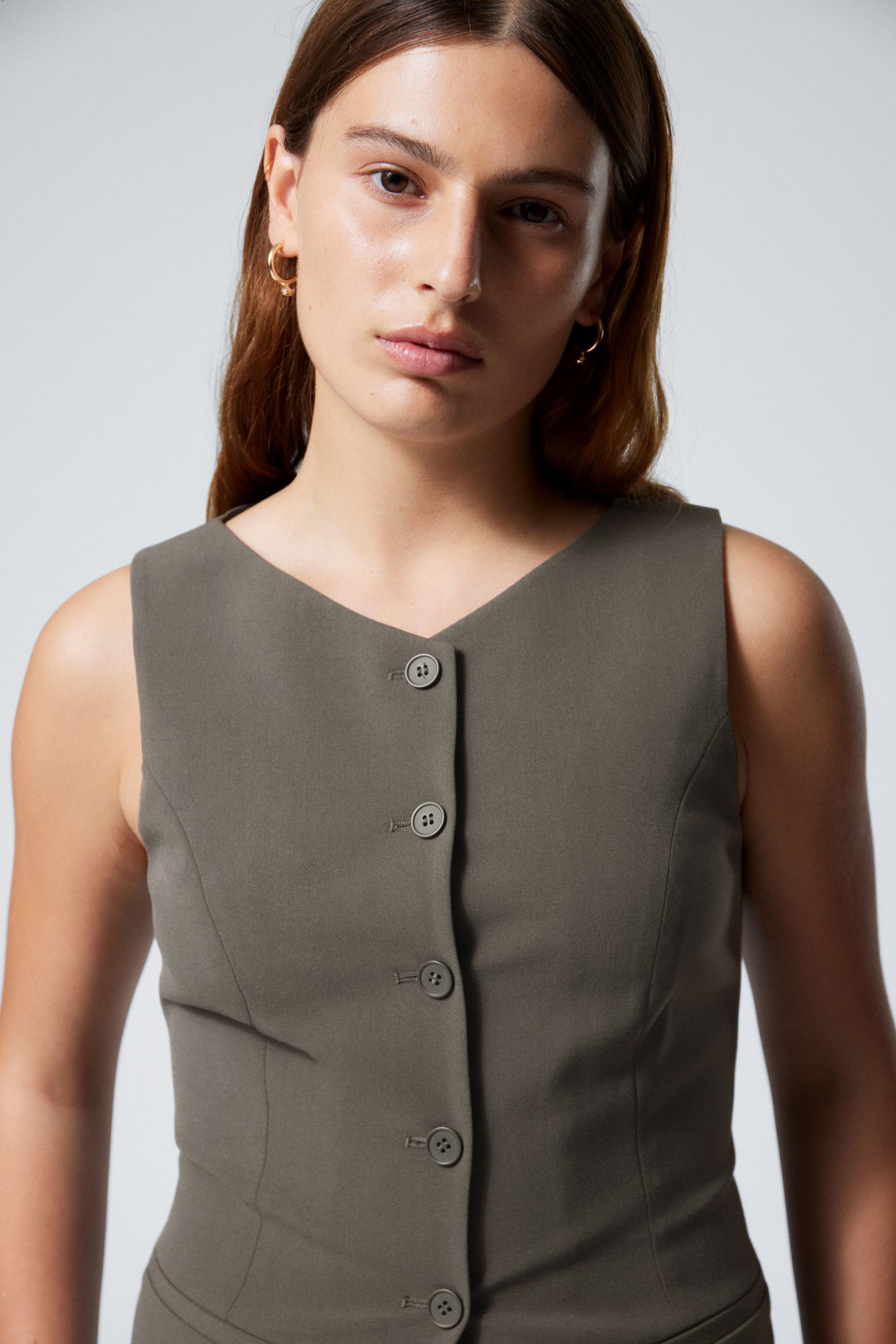 Slim Suiting Waistcoat | Weekday