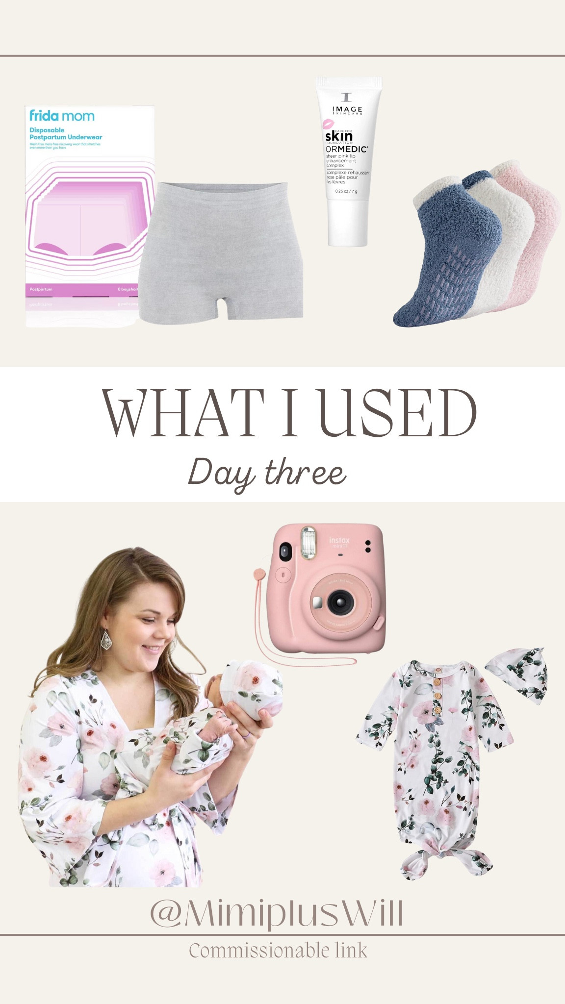 Day 3 in the hospital after giving birth! We took photos throughout the stay with this camera and loved them for our memories! Loved our matching robe and baby gown! 

I also brought the Frida Mom underwear and these are 100x better than the hospital mesh panties!!

I used these socks the entire time! 

Baby products, postpartum products, hospital bag, first time mom 

#LTKFamily #LTKBaby #LTKKids