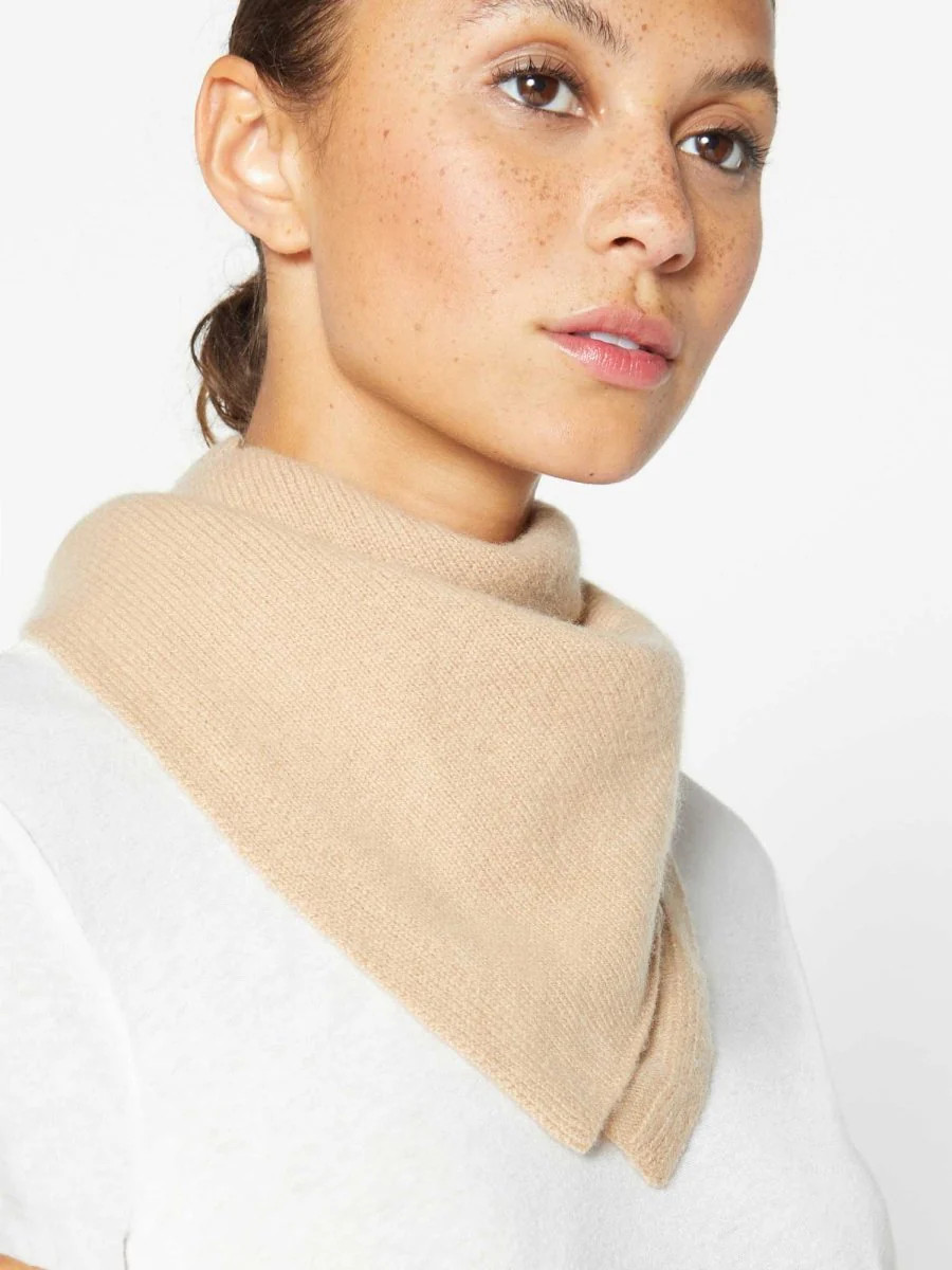 Brochu Walker Women's Cashmere Neck Square, Camel | Brochu Walker