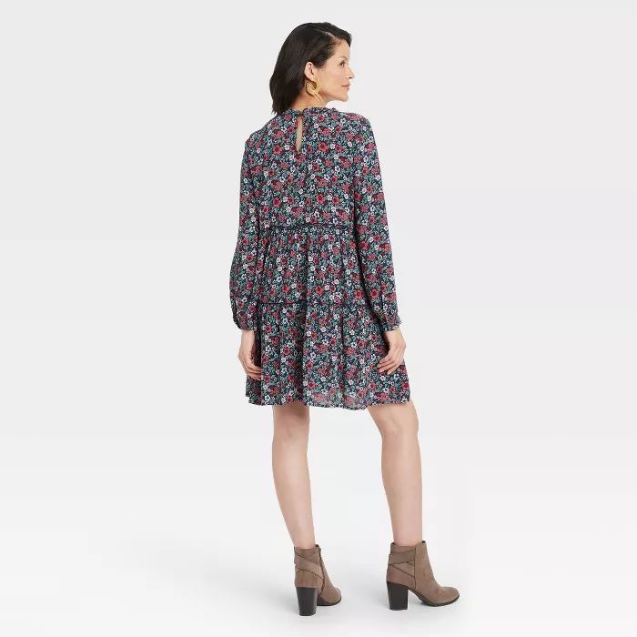 Women's Long Sleeve Babydoll Dress - Knox Rose™ | Target