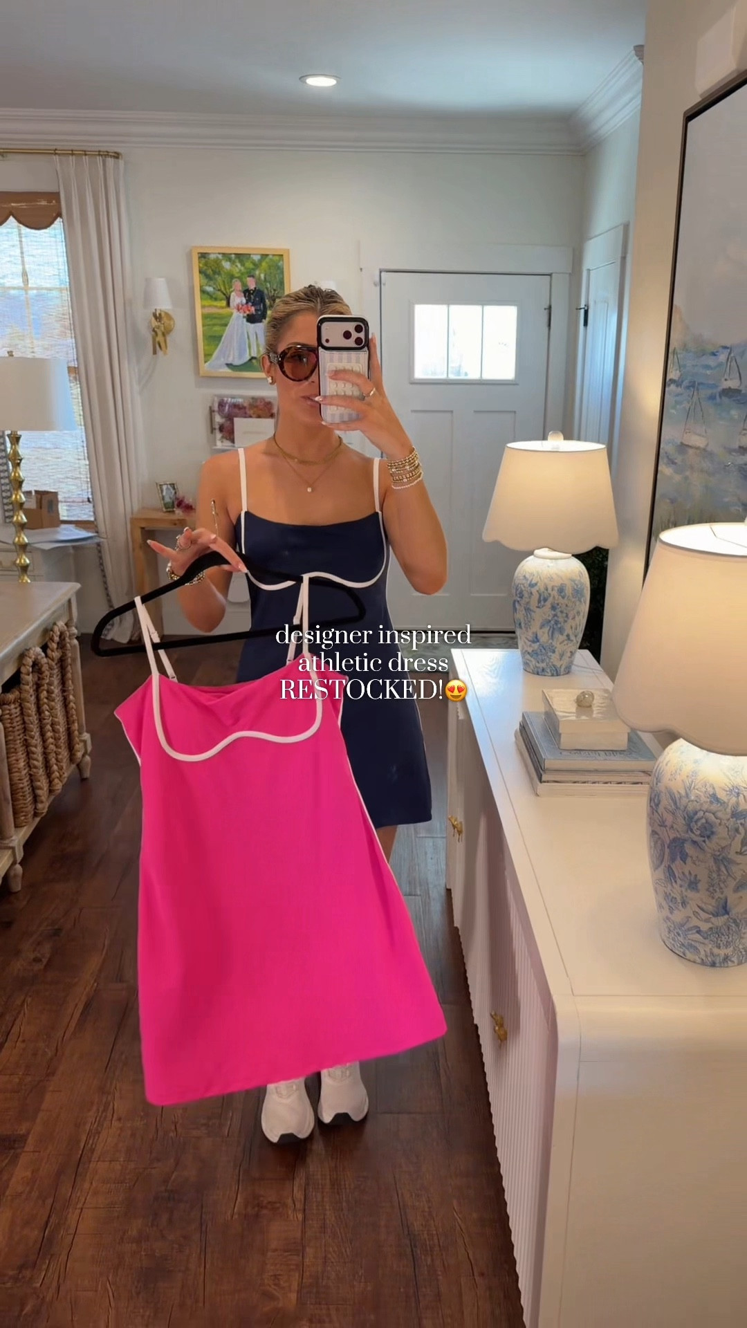 This is truly my best athleisure find of all time- I have the name brand version in black and you seriously can't tell a difference. CRAZY! And so flattering too! So perfect for your summer trip to your fav theme park🐭💙🏰
wearing size M & I'm 5'9 145 Ibs!
#themeparkootd #athleticdress #lookforless #SummerFashion #pickleballootd

#LTKActive #LTKootd #LTKgrwm