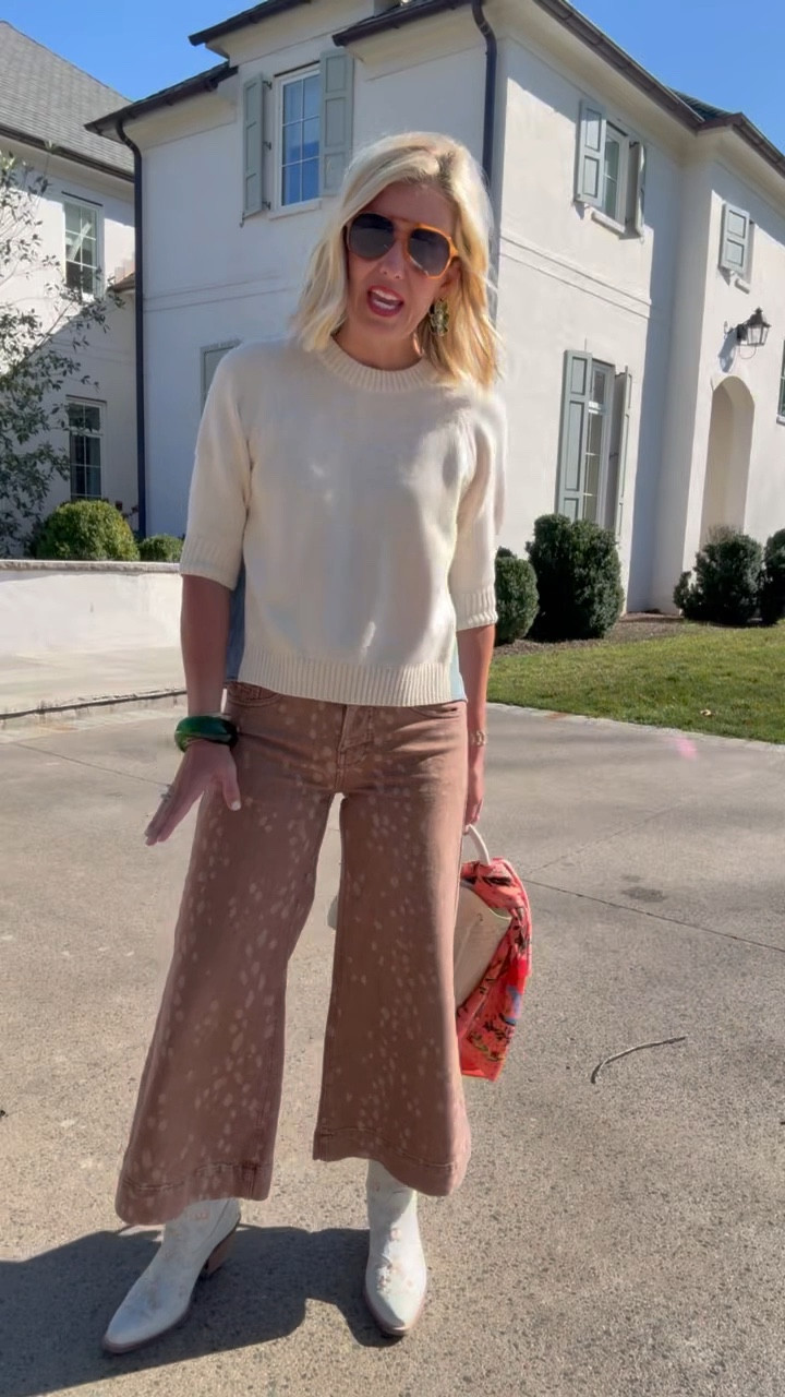 This is mix and match perfection if I say so myself! 

Xs top (use code CMLP15)
26P pants
8 boots 


#LTKmomlife #LTKootd #LTKOver40