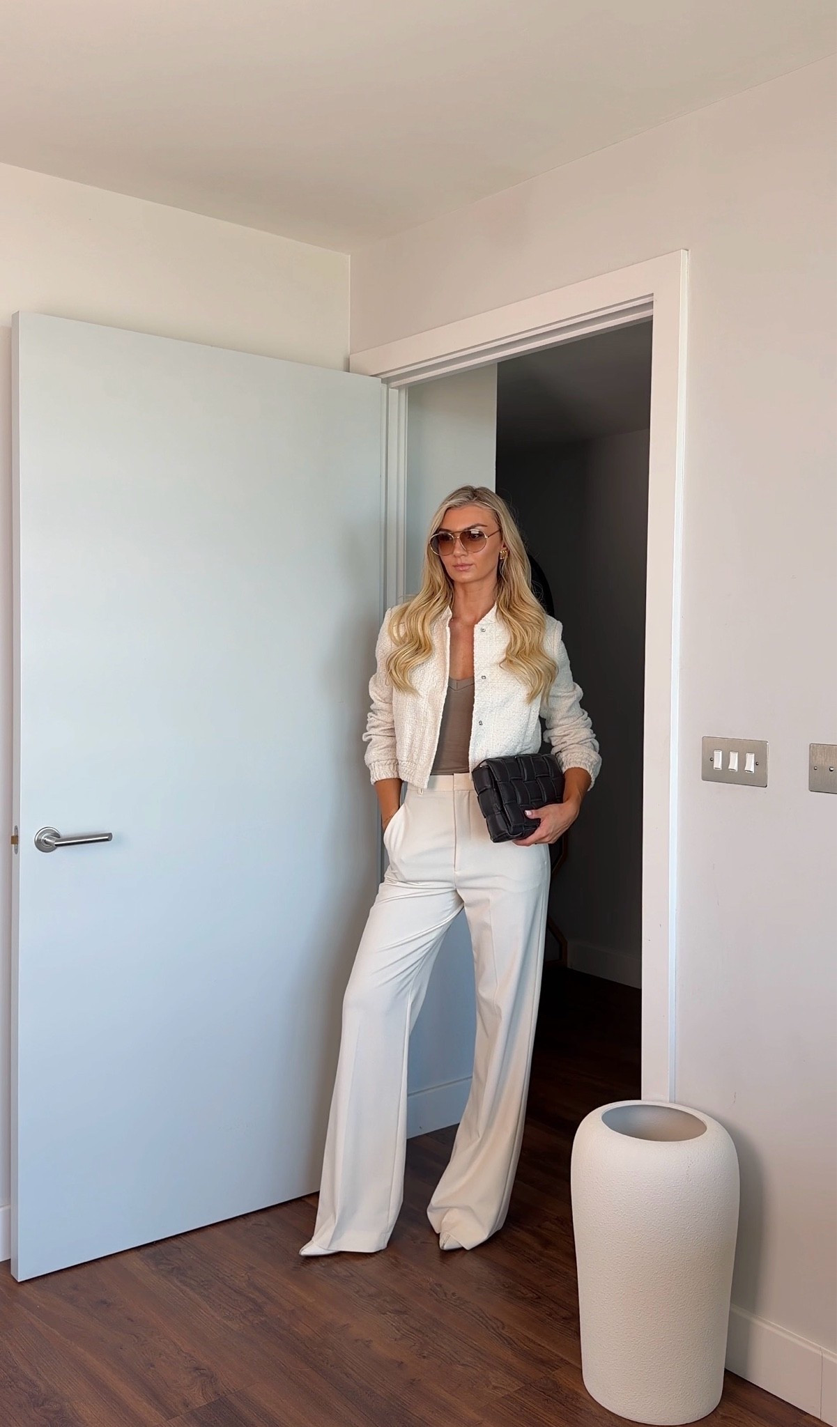 Jacket is old ASOS, trousers and top are zara but sadly out of stock however I've linked similar alternatives of some new in pieces this autumn so you can recreate the look! Hope this helps lovelies xx

Cream Jacket | Vest Top | What To Wear | Transitional Outfits | Payday Shopping | Brown Clutch | Clutch Bag | Autumn Outfit Ideas | Minimalist | How To Look Expensive | Boots | Ankle Boots | Heeled Boots | Cream Trousers | Tailored Trousers | Wide Leg Trousers | Boucle Jacket | Autumn Jackets | Autumn Outfits UK | @Mytheresa @asos @ZARA  

 #LTKFashionMonth #LTKuk #LTKautumn